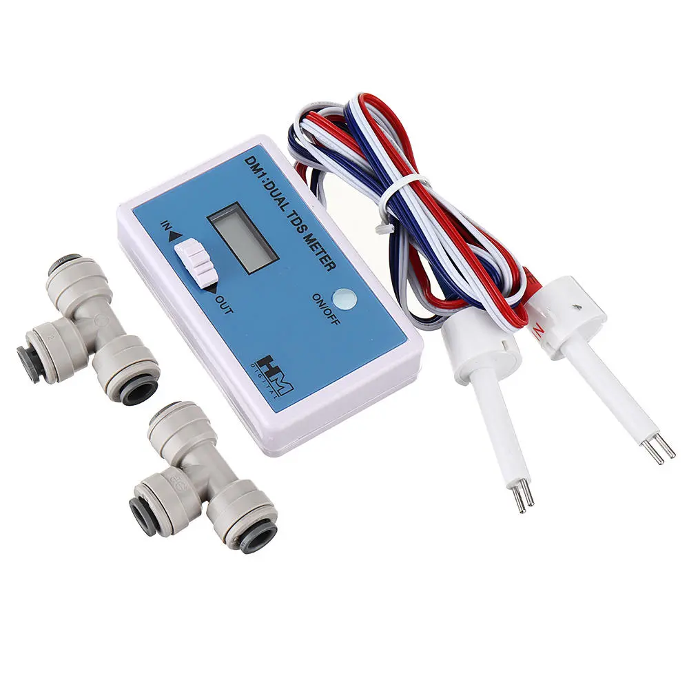 HM Digital DM-1 In-Line Dual TDS Monitor | Measure Input & Output Water - Image 2