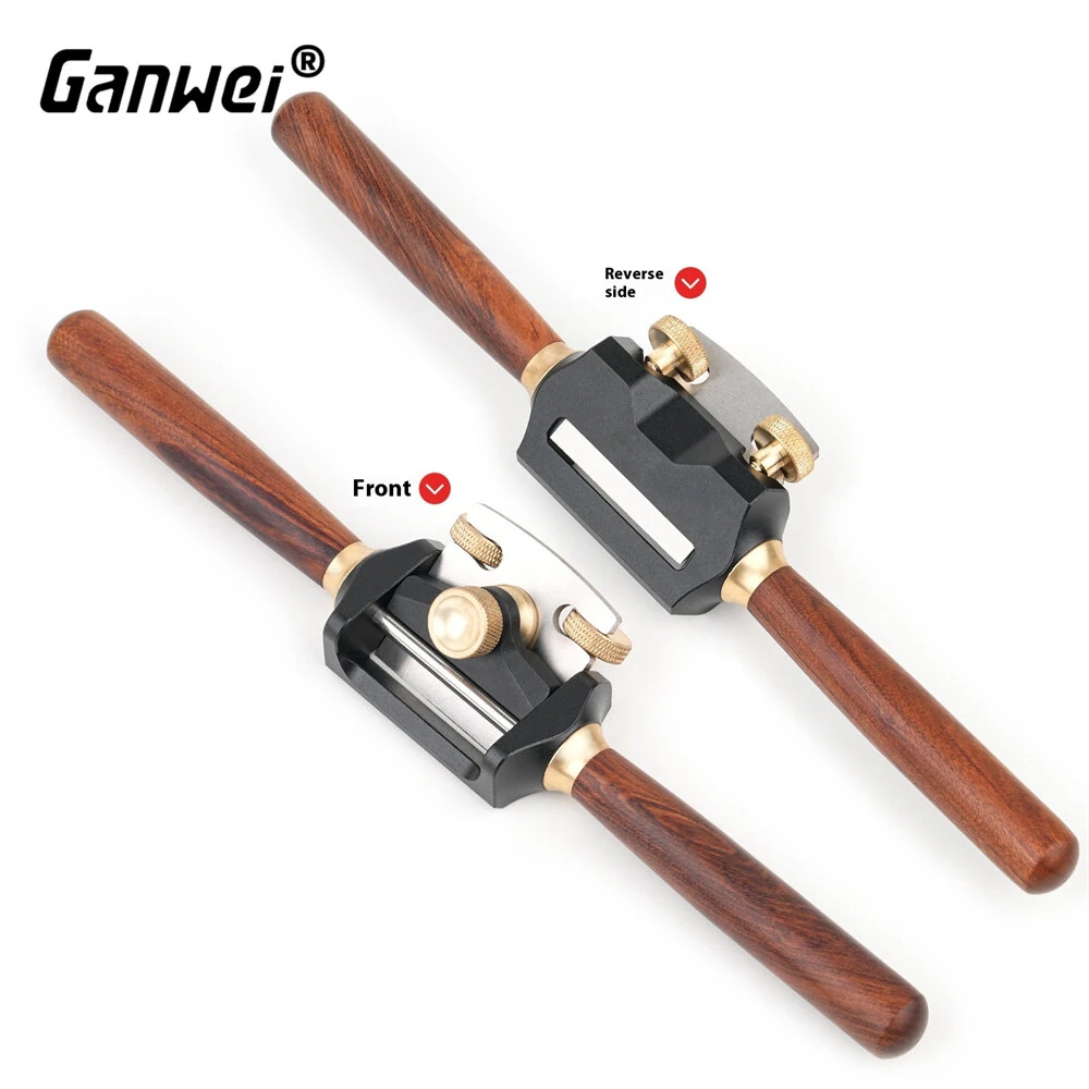 GANWEI Mini Hand Plane | 42mm Blade Aluminum Alloy Body | Rosewood Handle Precision Planer - Image 5