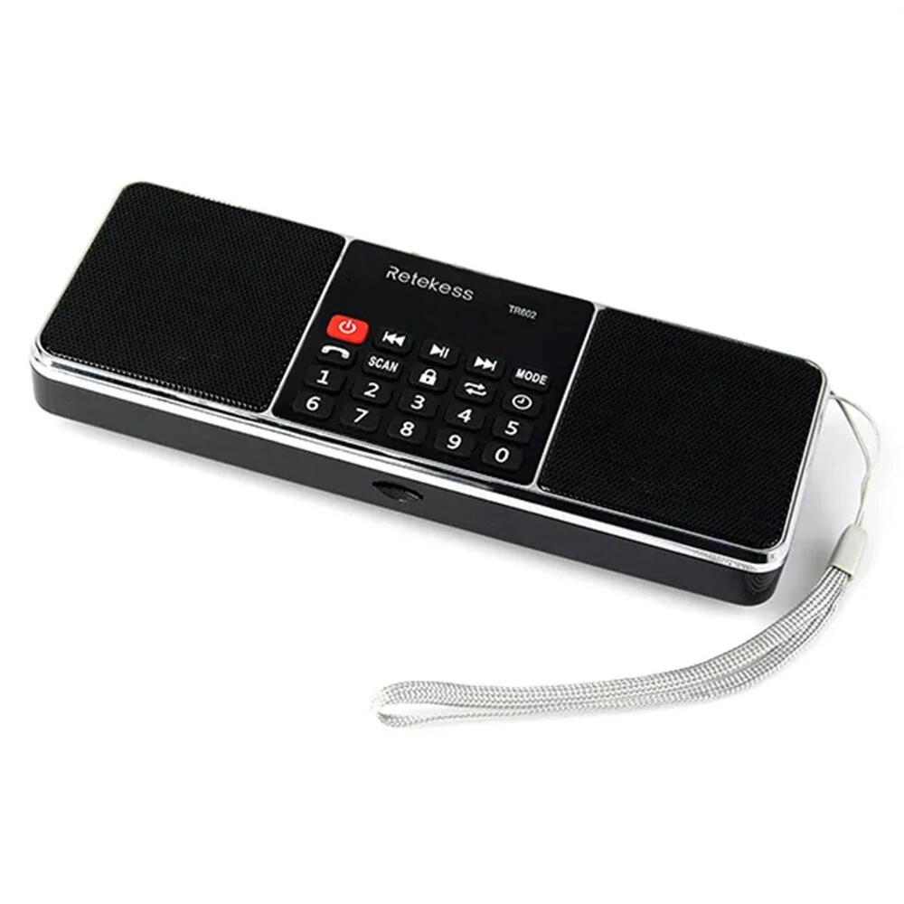 TR602 Portable AM FM Radio - Bluetooth Speaker & MP3 Player with Rechargeable Battery - Image 4