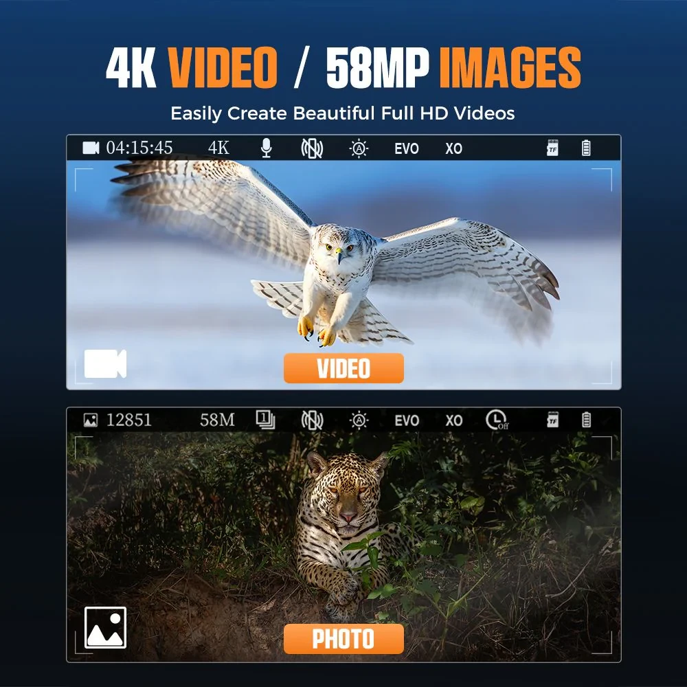 CIGMAN CNV01 4K Night Vision Binoculars | 600M Range, 3.99 HD Display & 5x Zoom - Image 2