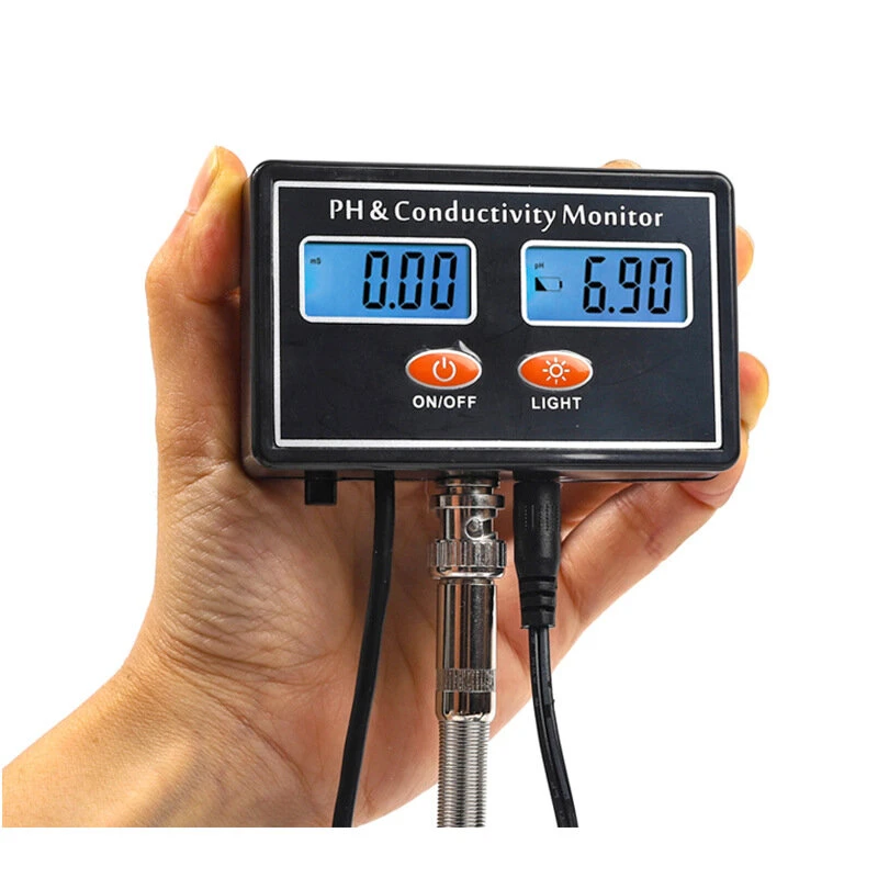 Digital PH EC Conductivity Monitor Meter | Water Quality Tester with ATC - Image 2
