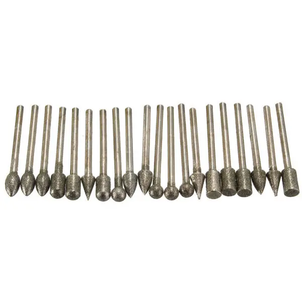 Dremel 3mm Shank Emery Grinding Wheel - 20pcs Abrasive Tool Kit - Image 3