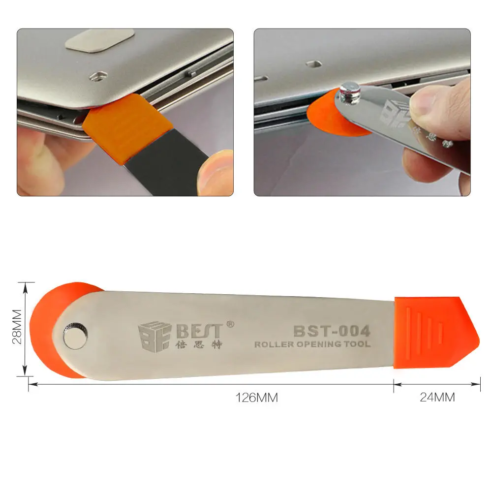 BEST BST-004 Mobile Phone Repair Tools | Stainless Steel Roller Pry Opening Tool - Image 2