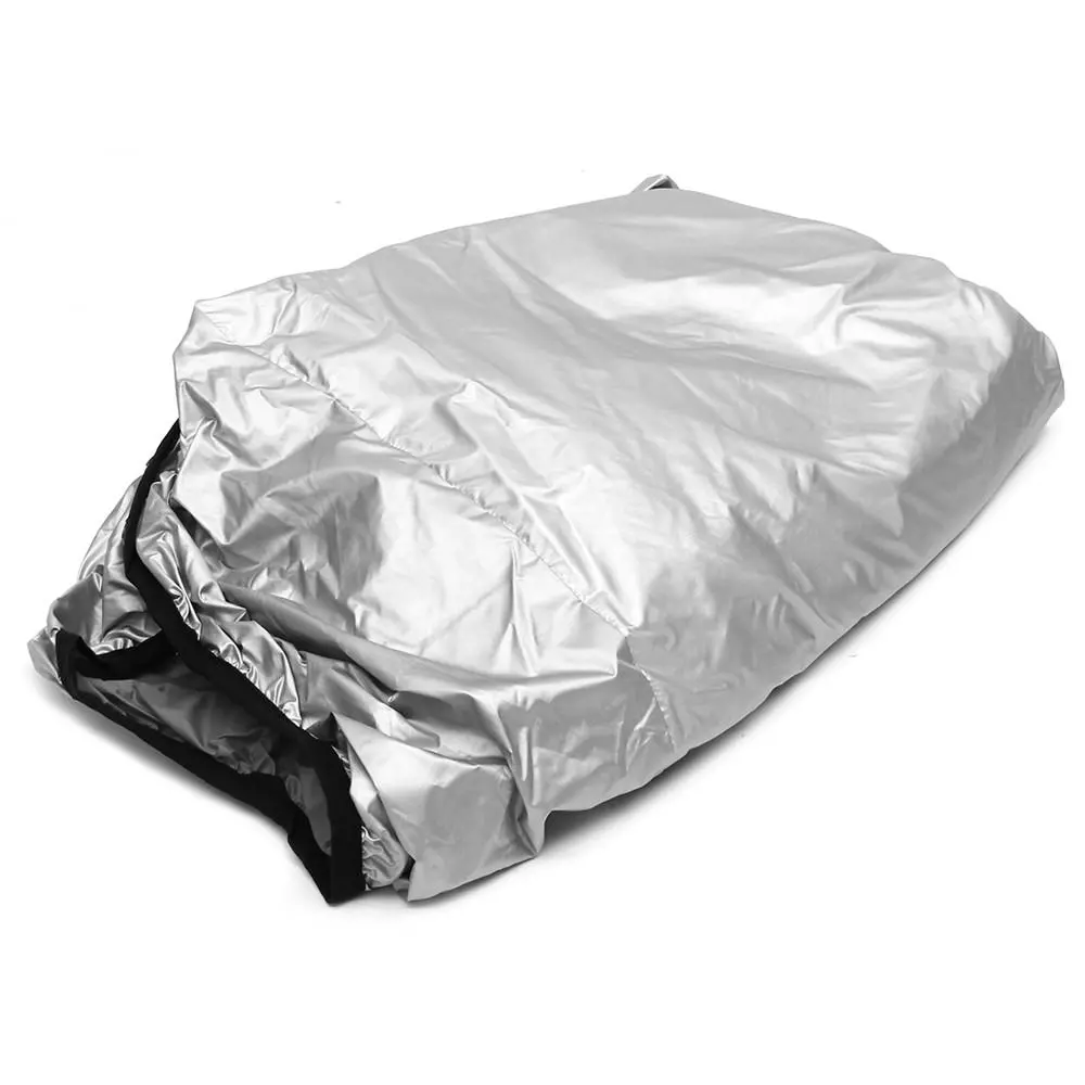 Square Hot Tub Spa Cover - Waterproof Oxford Fabric - Silver Weather Guard - Image 3
