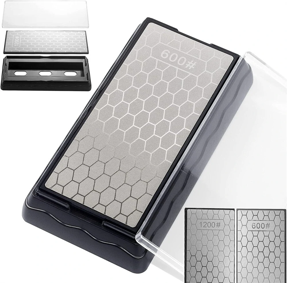 Double-Side Diamond Sharpening Stone - 400/600/1000/1200 Grit Whetstone - Image 4