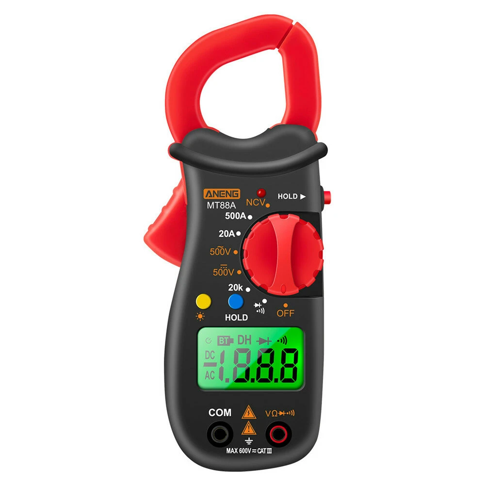 ANENG MT88 Digital Clamp Meter | 1999 Counts | 500A AC DC Voltage NCV - Image 3