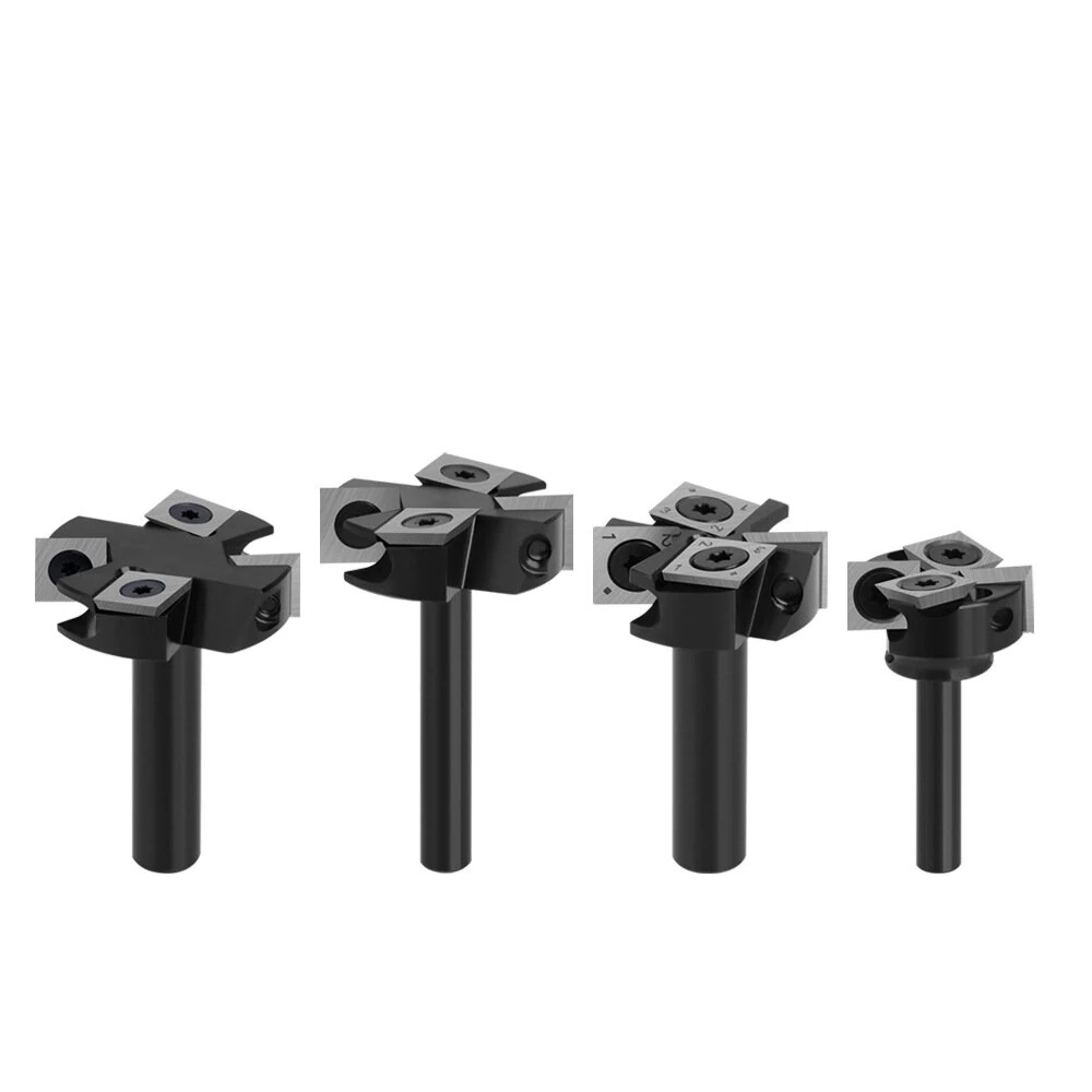 LAVIE Spoilboard Surfacing Router Bit - 1/2 Inch Shank, 4 Flutes | 1 to 1-25/32 Cutting Diameter - Image 2