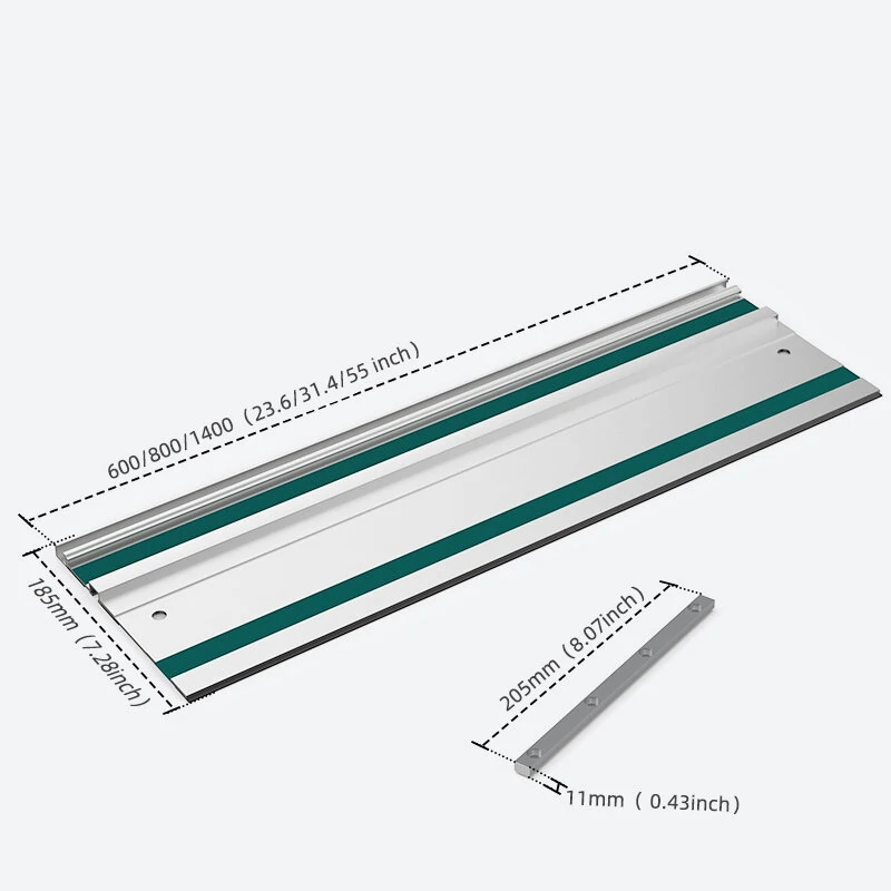 Track Saw Guide Rail for Woodworking - Longer Cuts | Compatible with Makita & Festool - Image 4