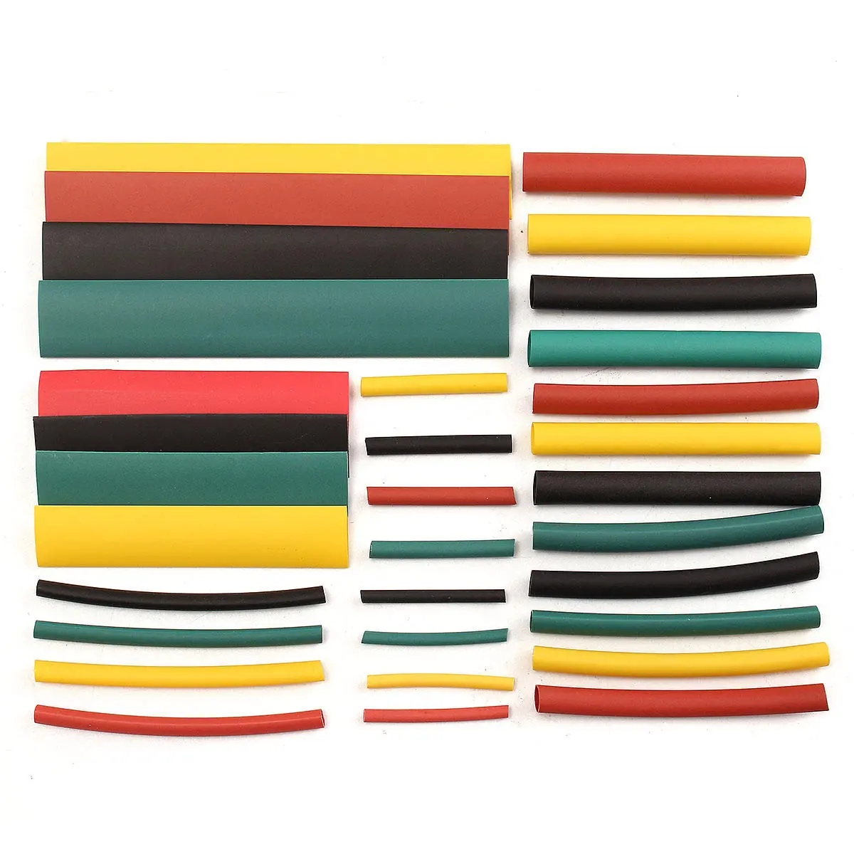180Pcs Halogen-Free Heat Shrink Tubing Kit | 2:1 Ratio Wire Cable Sleeving Wrap - Image 5
