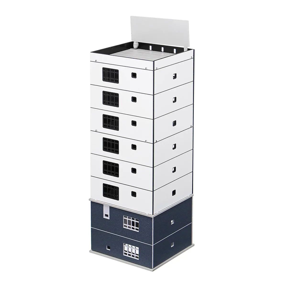 Outland Modern Bank Building Model | N Scale 1/150 | GUNDAM Gifts - Image 4