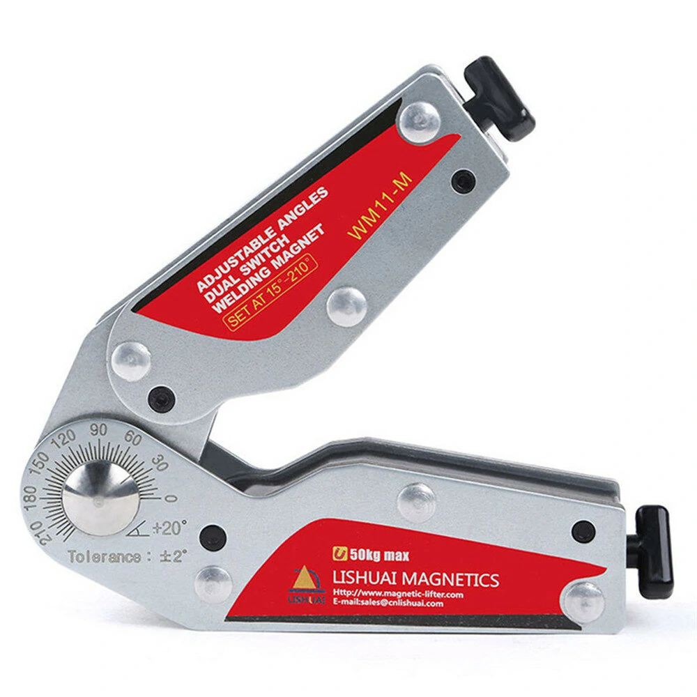 Adjustable Angle Welding Magnet - 15 to 210 Degrees - Magnetic Welding Tool - Image 3