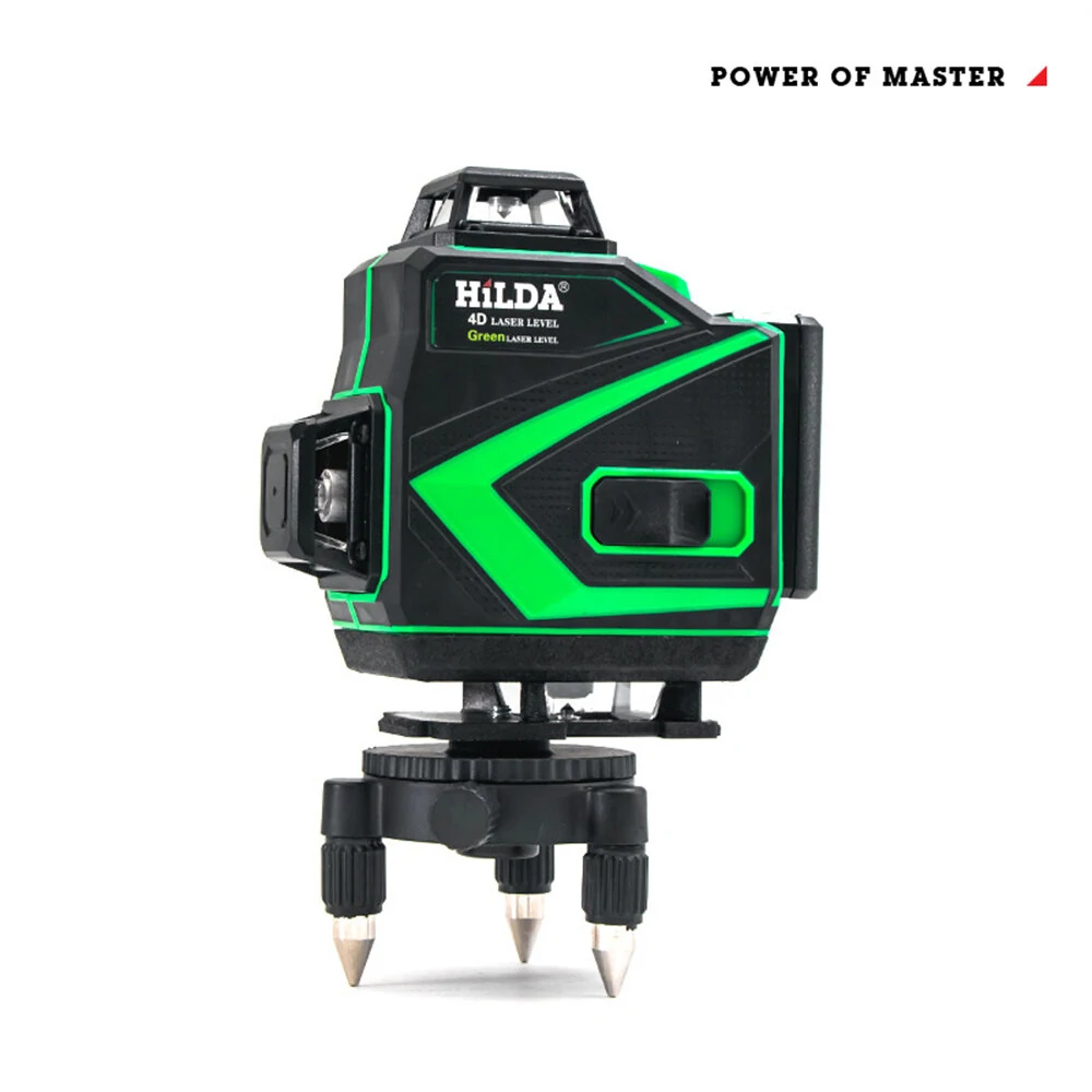 HILDA 16 Line Green Laser Level | Self-Leveling | Dual Battery | EU Plug - Image 4