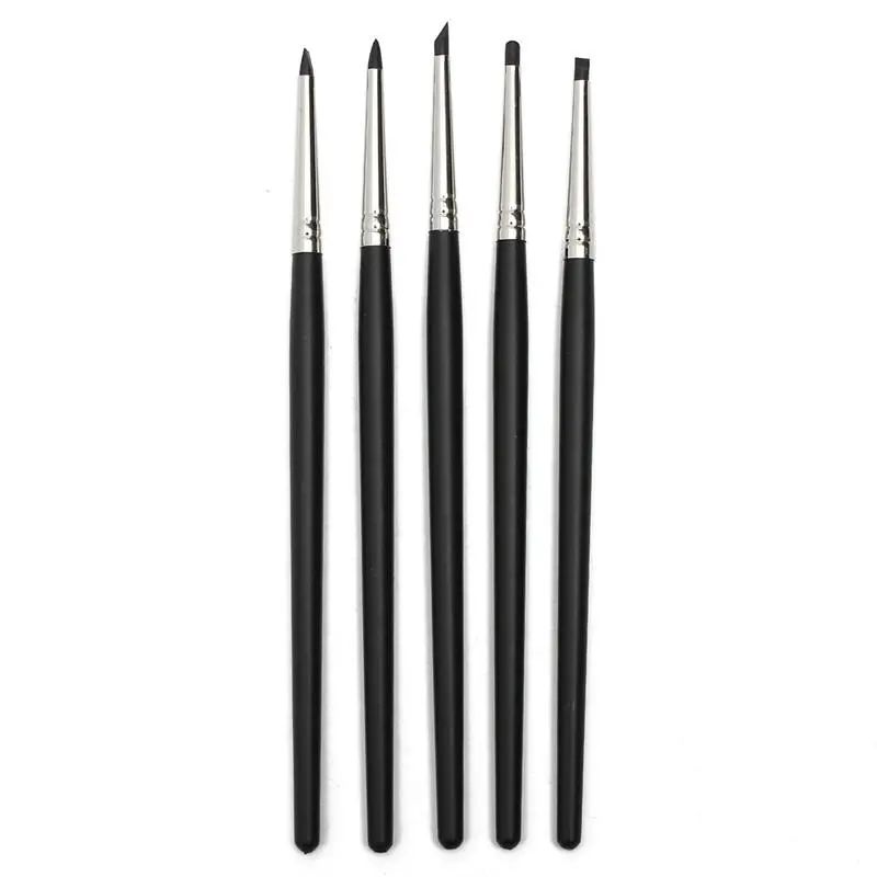 5Pcs Clay Sculpting Tools - Flexible Shapers for Pottery & Ceramic Modeling Kit - Image 3