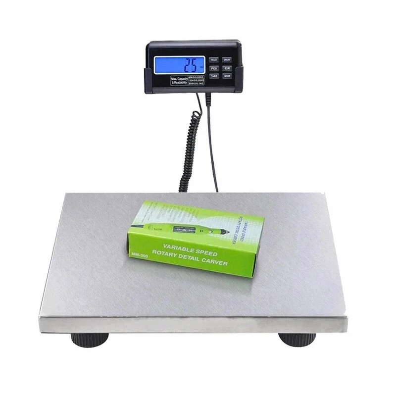 Stainless Steel Intelligent Electronic Platform Scale | 36x30cm Multifunctional for Parcel & Pet - Image 3