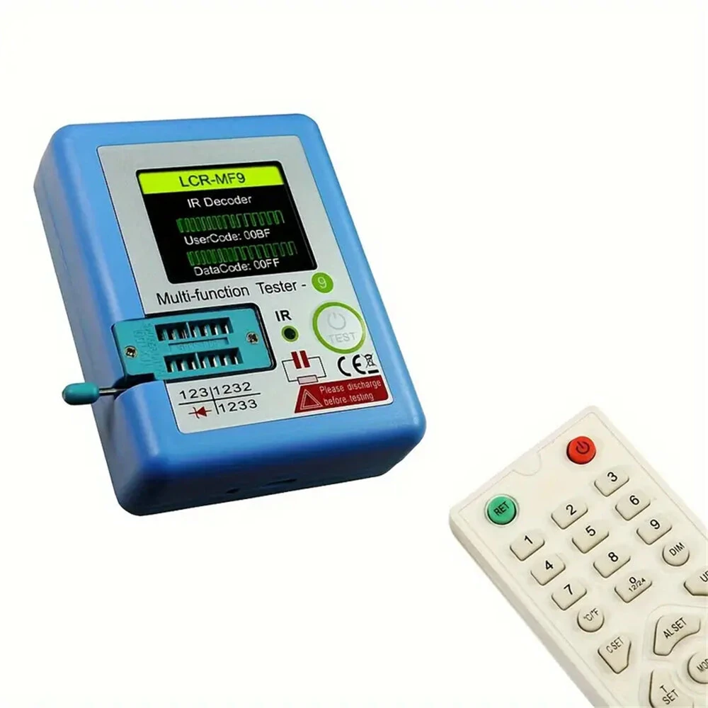 LCR-MF9 USB Rechargeable Multimeter | 1.8 TFT LCD | 0.01 Precision Tester - Image 4