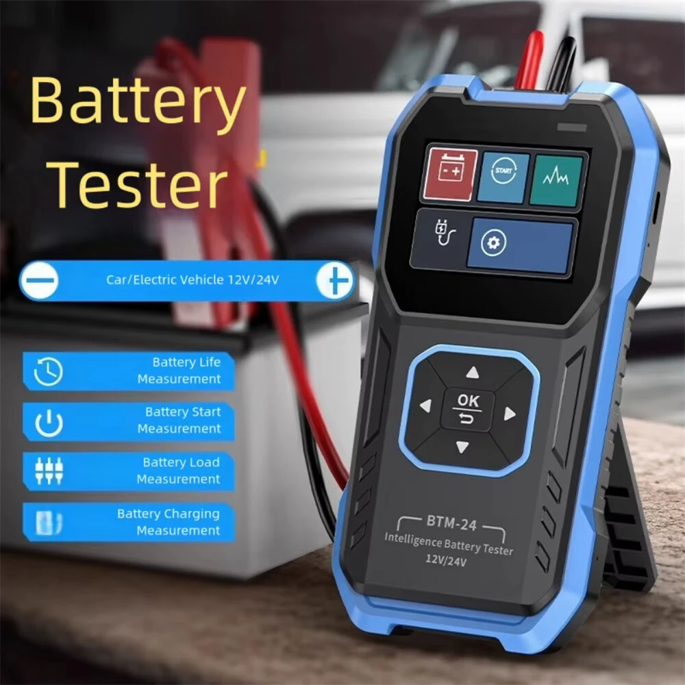 FNIRSI BTM-24 12V 24V Battery Tester | Color Screen & Reverse Polarity Protection - Image 2