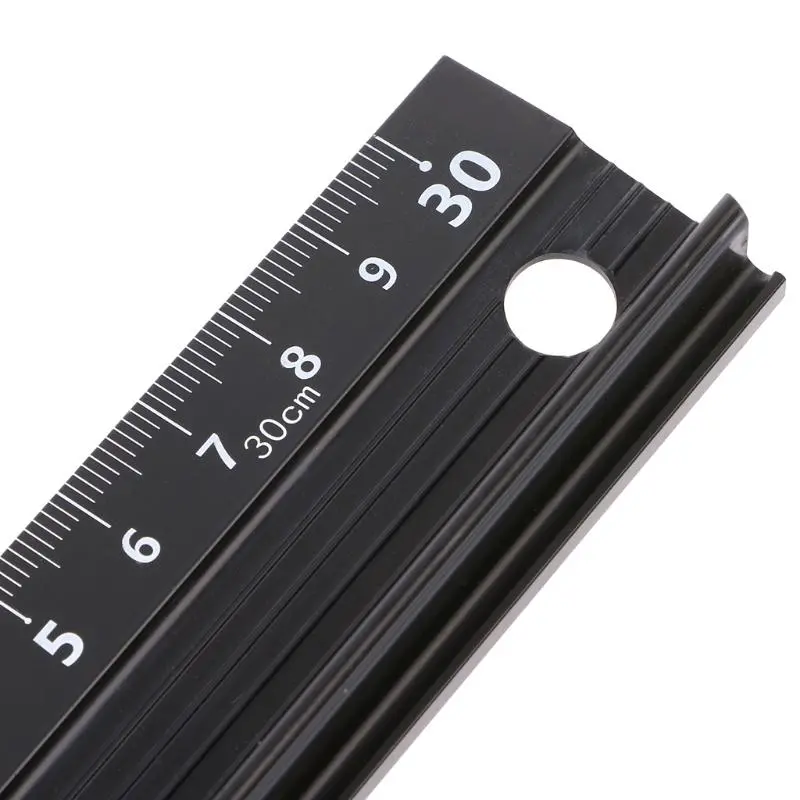 Aluminum Alloy Straight Ruler - Non-Slip Cutting Protection Tool for Drawing & Crafts - Image 3
