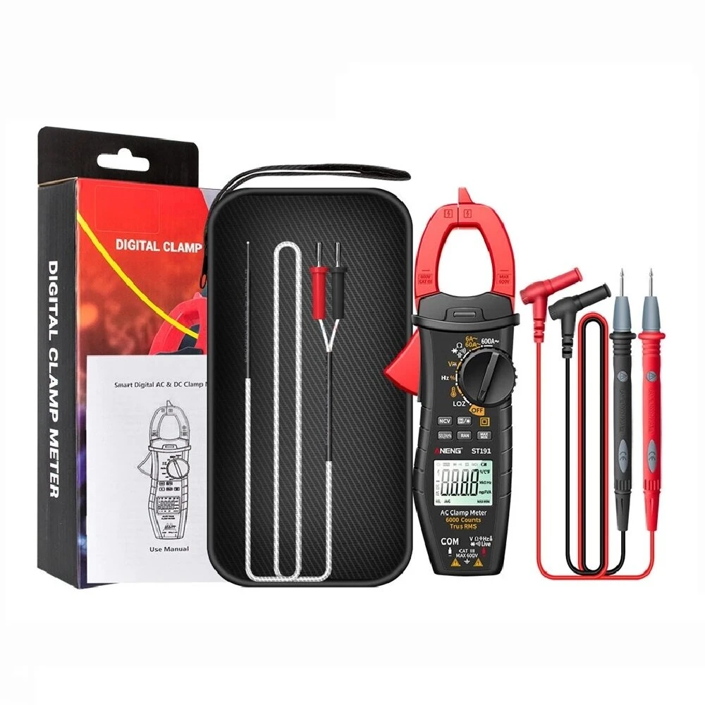 ANENG ST191 True RMS Clamp Meter - 6000 Counts AC Current Amp Voltage Tester - Image 2
