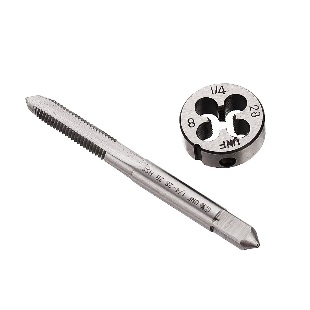 Drillpro 1/4-28 UNEF Right Hand Screw Tap | Titanium Coating | Thread Die - Image 3