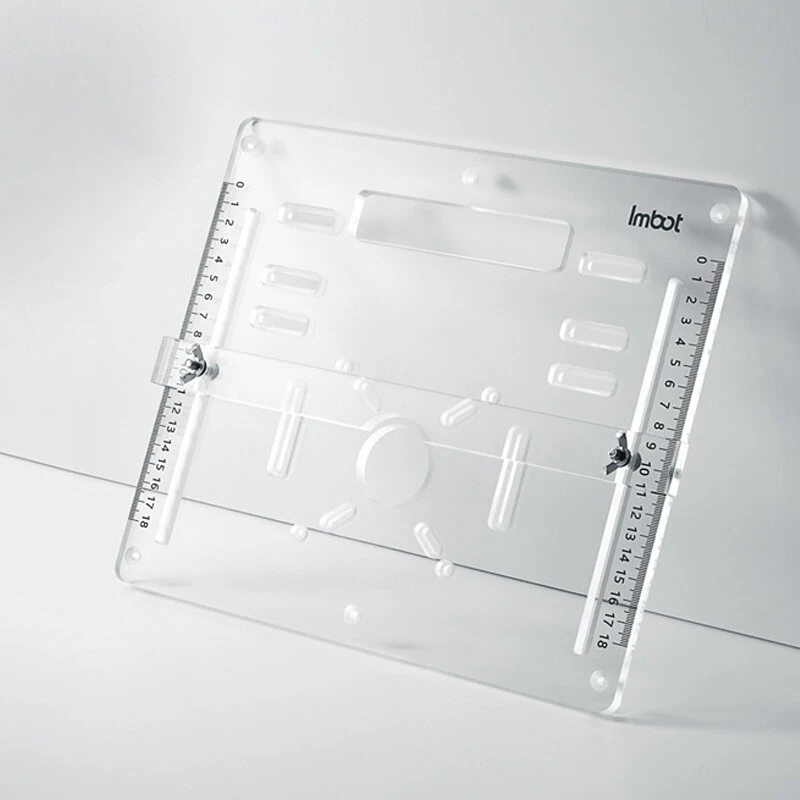 8mm Thickened Acrylic Bottom Plate | Adjustable Width Mini Table Saw for Cutting Machine - Image 2
