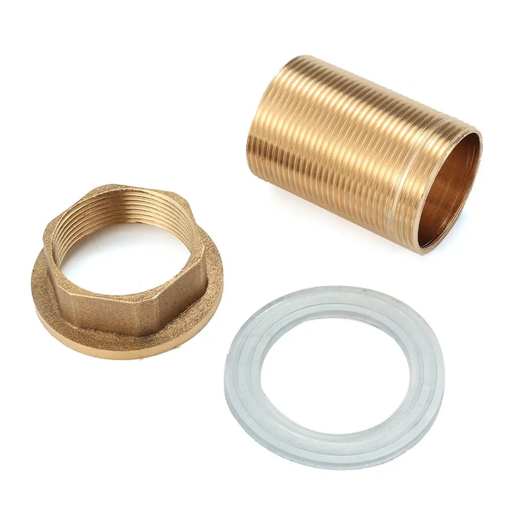 Kitchen Basin Mixer Tap Repair Kit - Faucet Threaded Brass Tube & Nut Parts - Image 3