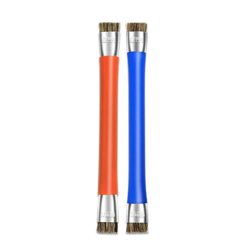 BEST BST-71 Double-Head Cleaning Brush | Boar Bristle & Antistatic | For Mobile Motherboard Repair - Image 2