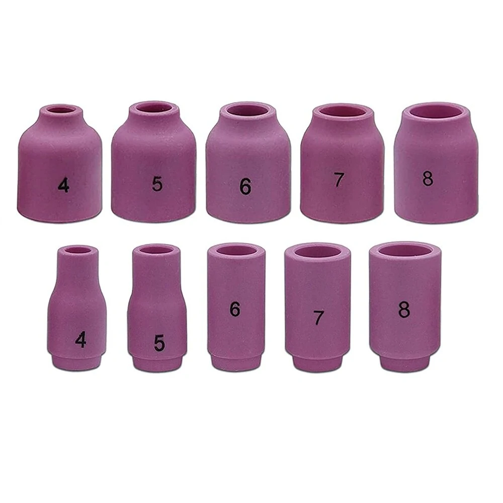 53Pcs TIG Welding Torch Kit - Stubby Gas Lens & Pyrex Cups for WP-17/18/26 - Image 2