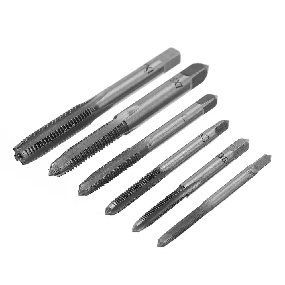 Drillpro M3-M12 Adjustable Tap Spanner with 10pc Hand Tap Set | Screw Threading Tool - Image 4