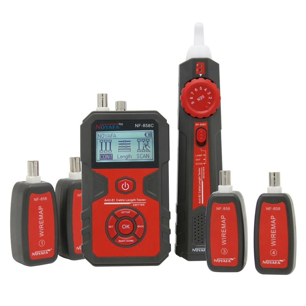 NOYAFA NF-858C Cable Tester | Wire Tracker & Length Finder | Portable Network Cable Locator - Image 3