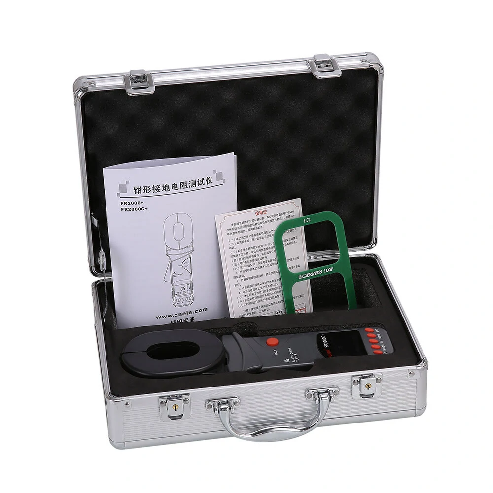 FR2000A+ Clamp Ground Resistance Tester | 0.01Ω-200Ω Loop Tester | 300 Data Storage - Image 5