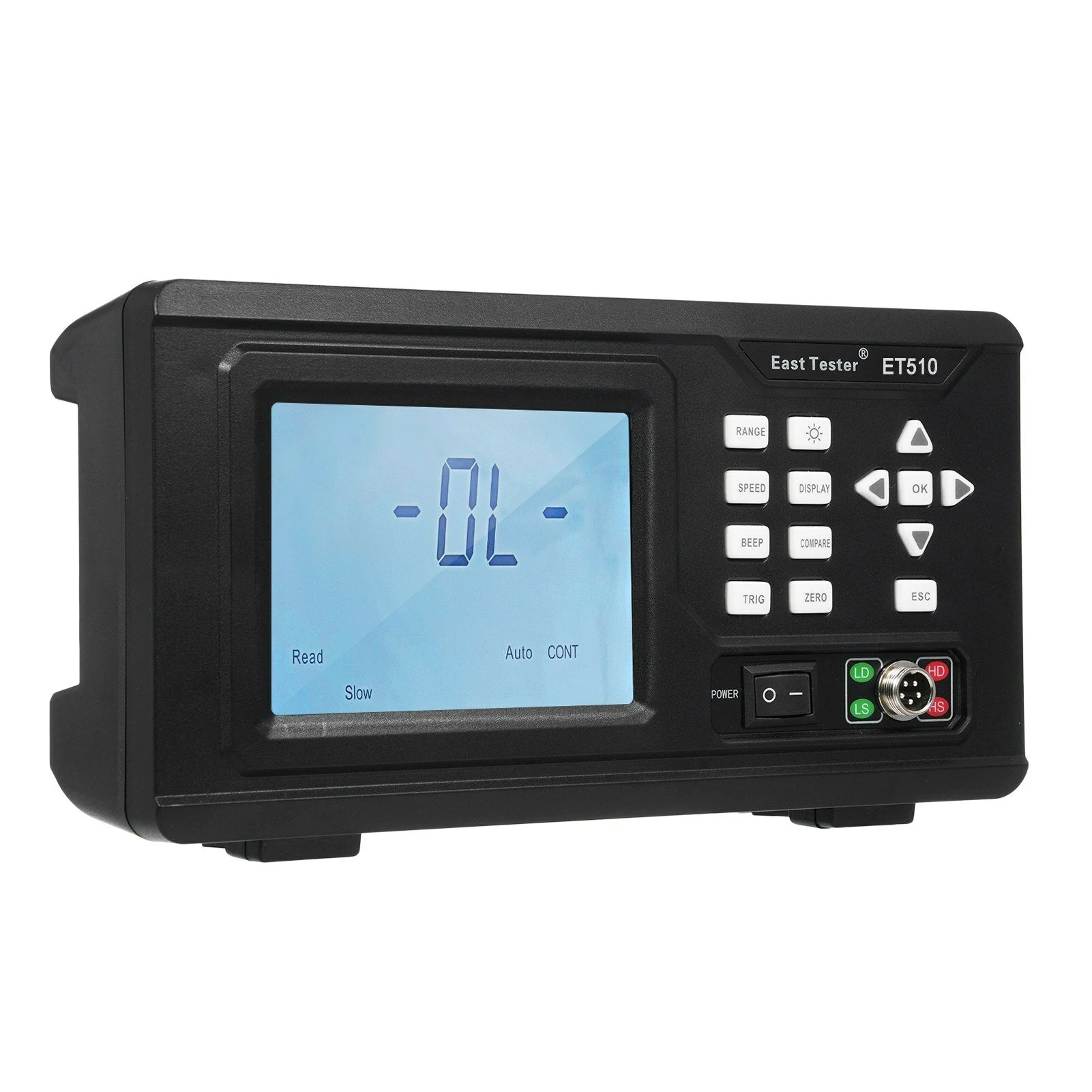 East Tester ET510 Portable DC Low Resistance Tester | Fast/Slow Speed | Multiple Trigger Modes - Image 4