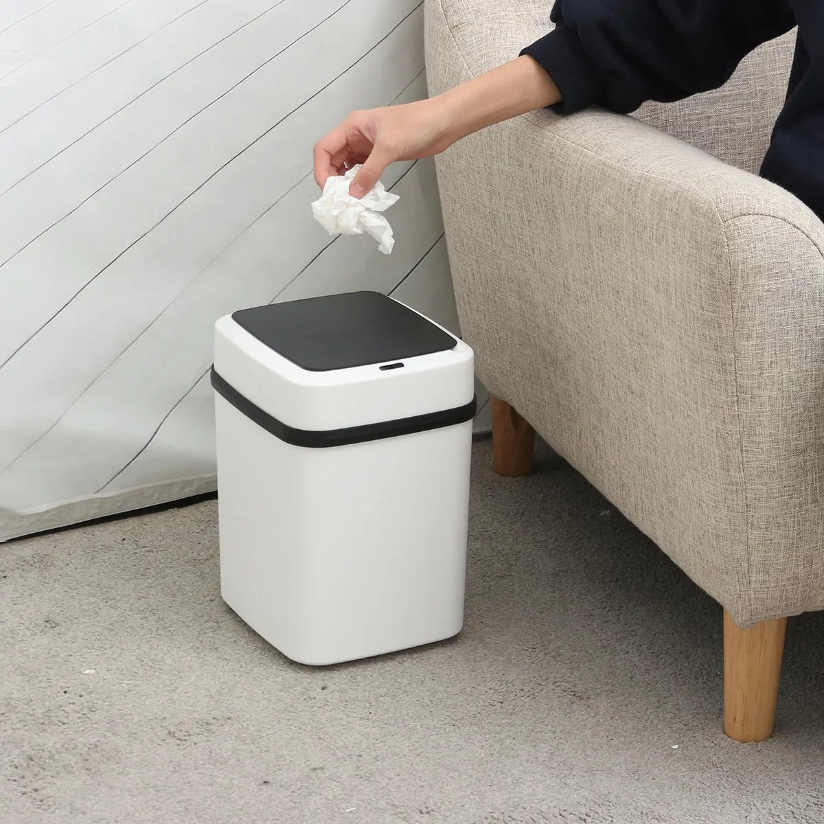 Full Automatic Sensor Trash Can - Rechargeable Smart Waste Bin for Home - Image 4