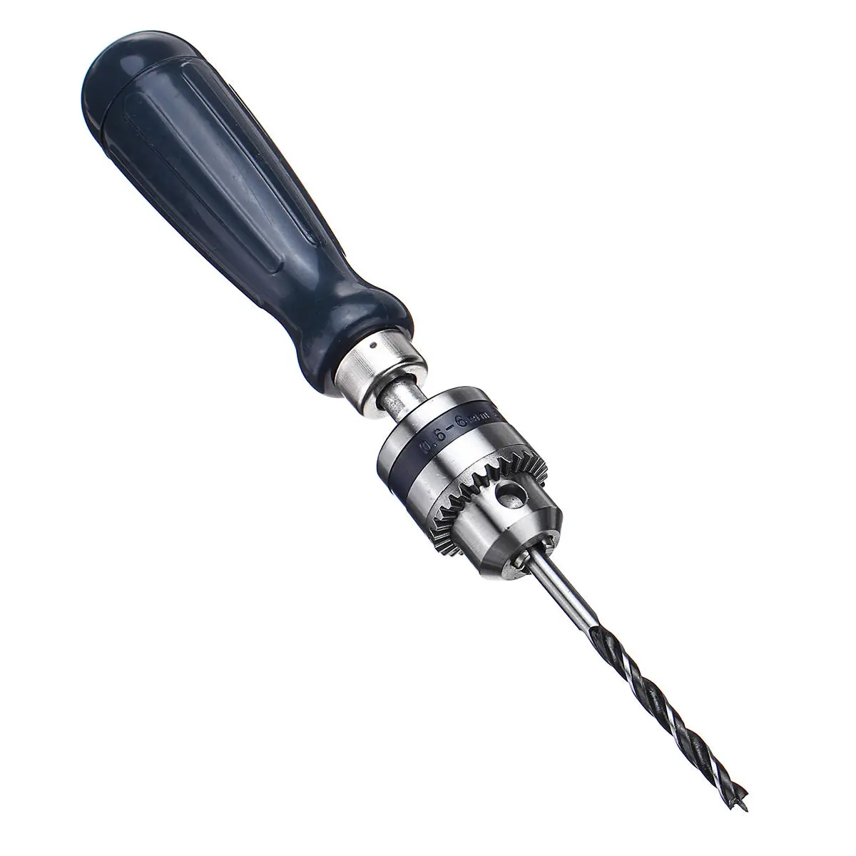 Aluminum Hand Drill - Keyless Chuck with Micro Twist Drill Bit - Image 2