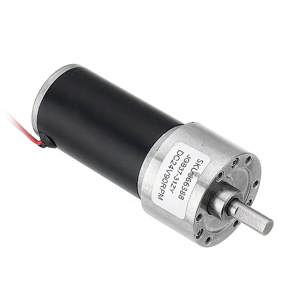 Machifit 24V Permanent Magnet Motor - 90/140 RPM Tubular Gear Reducer - Image 2