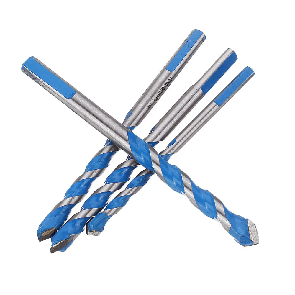 Drillpro 8Pcs Carbide Tip Drill Bit Set | For Concrete Tile Wood Metal - Image 4