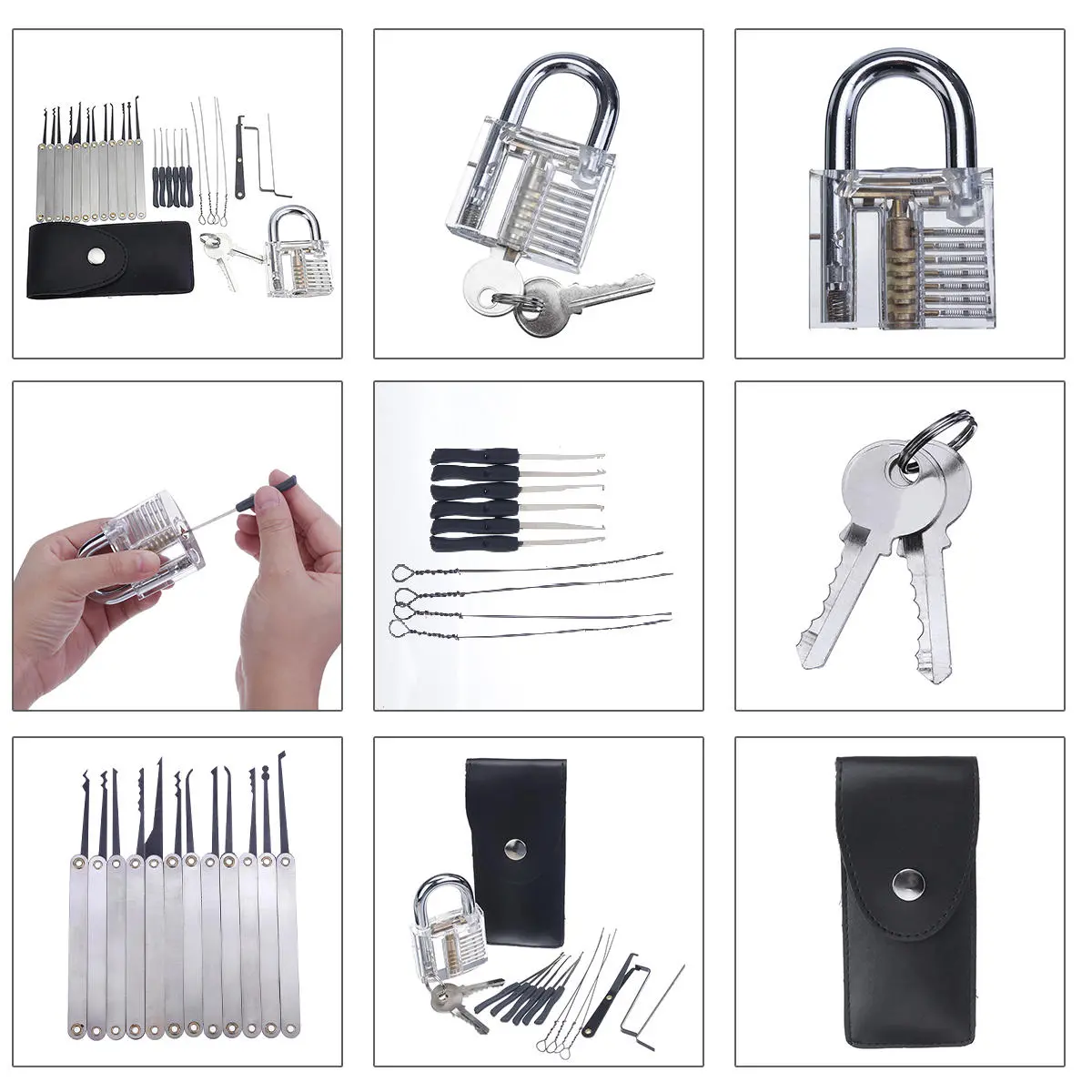 29Pcs Lock Pick Set - Training Unlock Tools & Key Extractor | Skill Set - Image 4