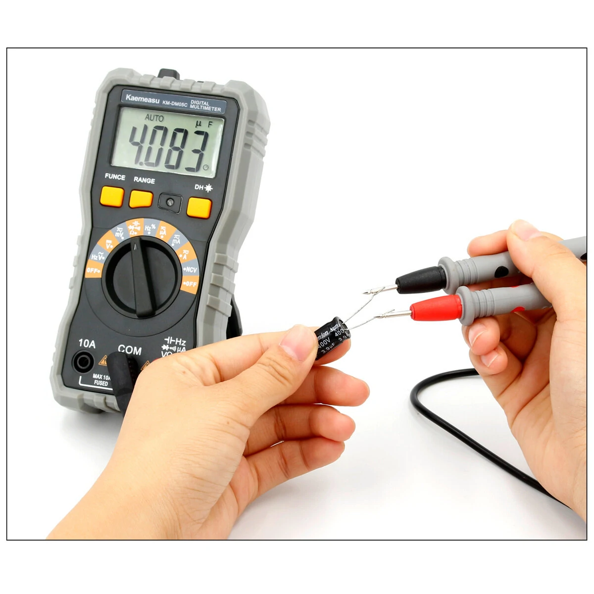 Kaemeasu KM-DM05C Pocket Digital Multimeter | Auto-Ranging AC/DC Voltage Current - Image 2