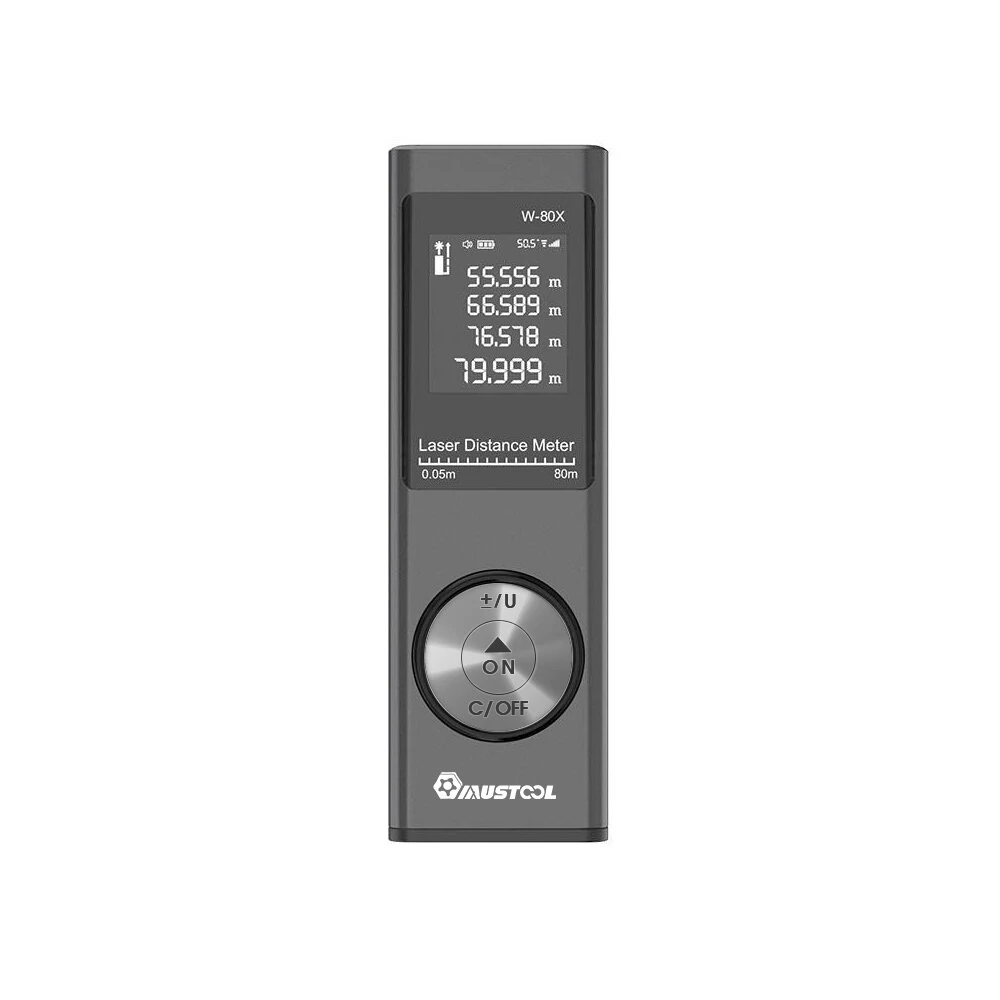 MUSTOOL 80m Digital Laser Rangefinder | Electronic Angle Sensor & USB Charging - Image 2