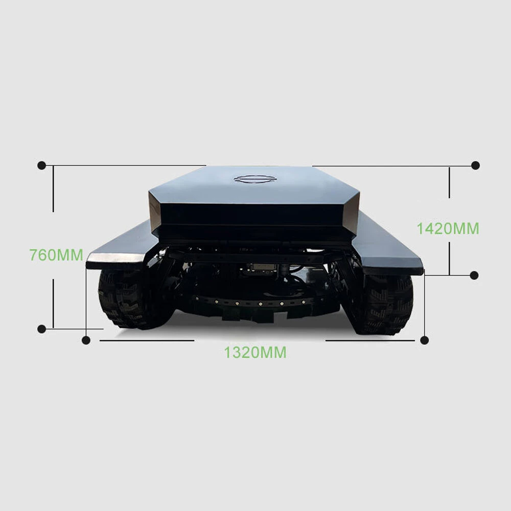 HTM800-PRO Remote Control Lawn Mower | 800mm 608CC | 45° Slope & Long Range - Image 3