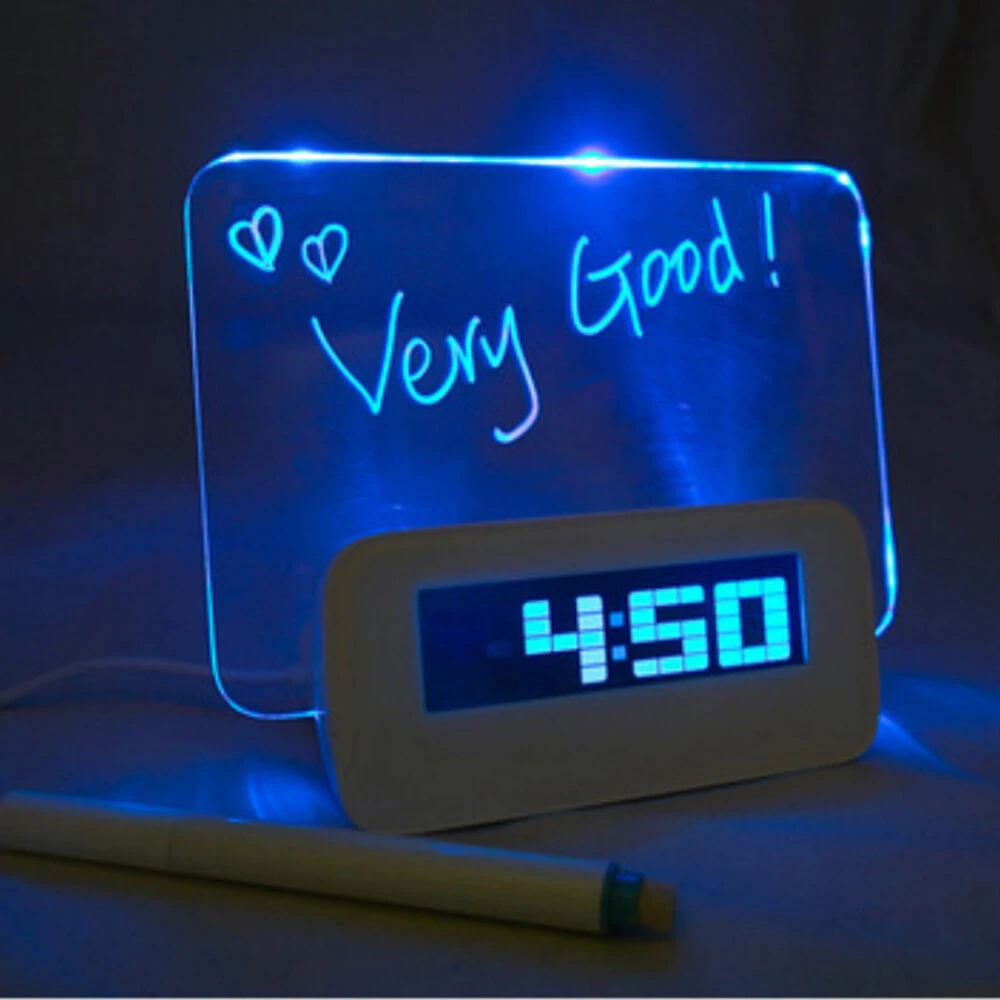 MOSEKO Digital LED Alarm Clock with Calendar - Night Light & USB Cable - Image 2