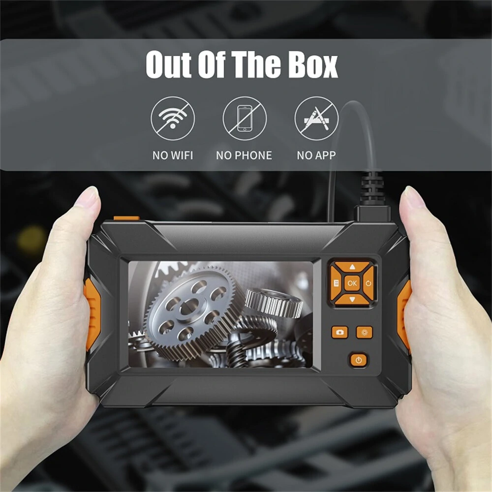 Industrial Endoscope Camera - 4.3 Screen HD1080P | Dual Lens Auto Focus Borescope - Image 2