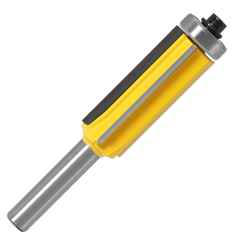 Tungsten Steel Router Bit - 8mm Shank 4 Flute with Bearing | Wood Trimming - Image 5