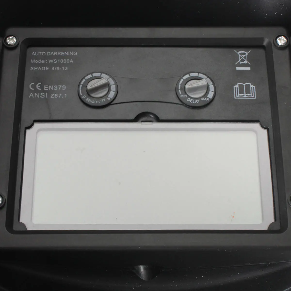 Solar Auto Darkening Welding Helmet - Silver Lens for TIG & MIG Welding - Image 5