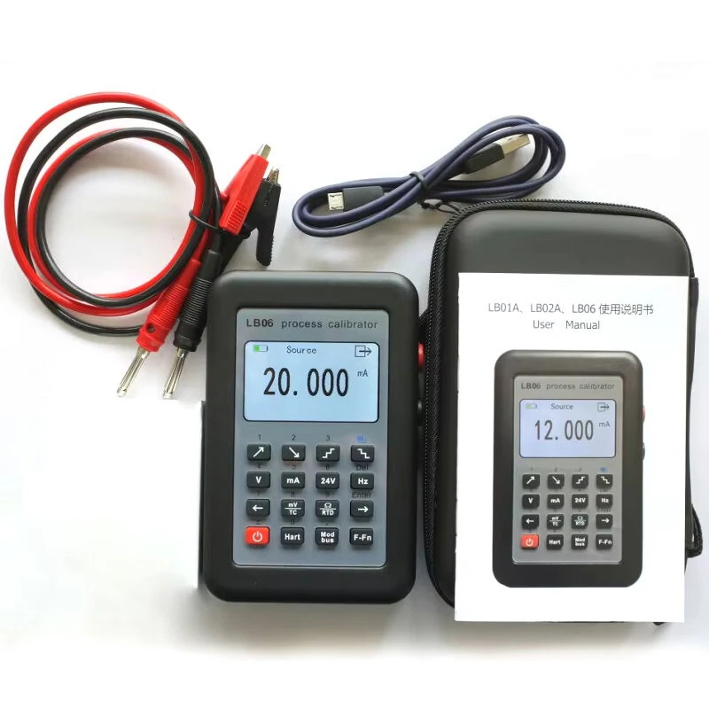 LB06 MODBUS HART Communicator | Process Calibrator for RTU, PT100, TC, 4-20mA, 0-10V - Image 4