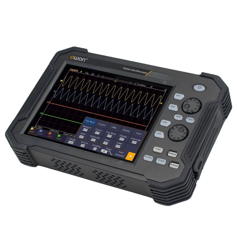 Owon TAO3104 100MHz Digital Oscilloscope | 4-Channel, 1GS/s, 8 LCD Portable - Image 3
