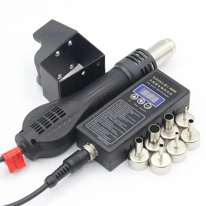Riesba 8858 PLUG BGA Rework Soldering Station - Hot Air Blower, Heater, Portable - Image 3