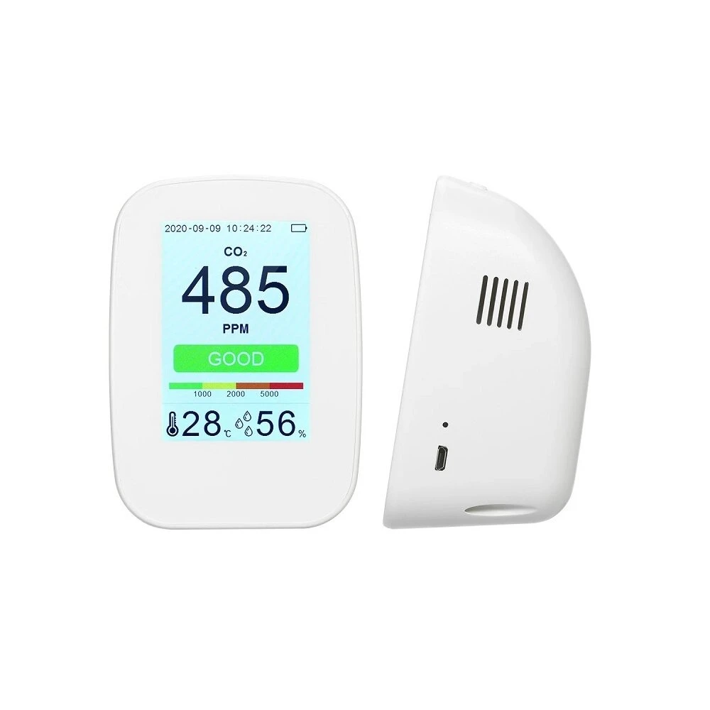 D9-H 3-in-1 Air Quality Detector - CO2, Temperature & Humidity Monitor | Indoor/Outdoor - Image 3