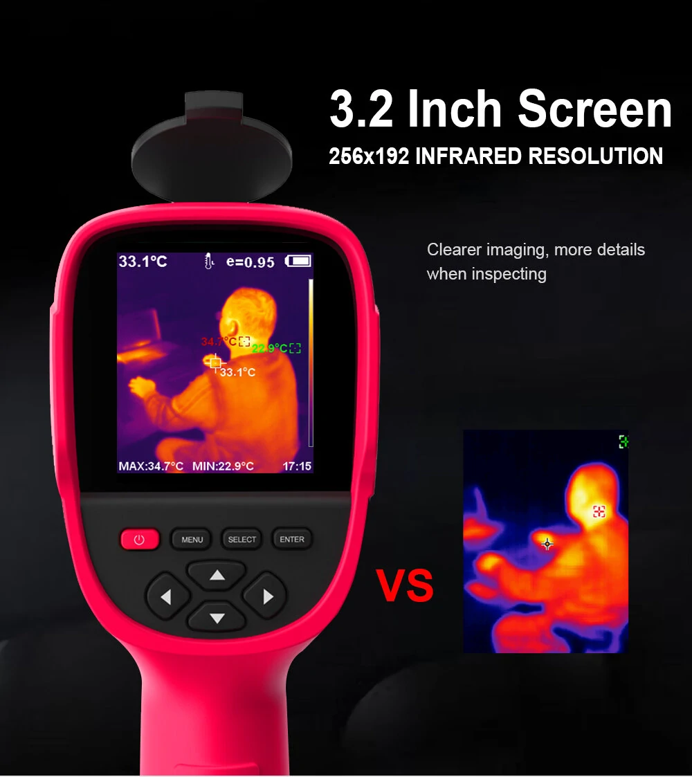 AV TOOLTOP ET692C Thermal Imager | 256x192 IR Resolution -20° to 550°C | 3.2 Inch Screen High Sensitivity - Image 3