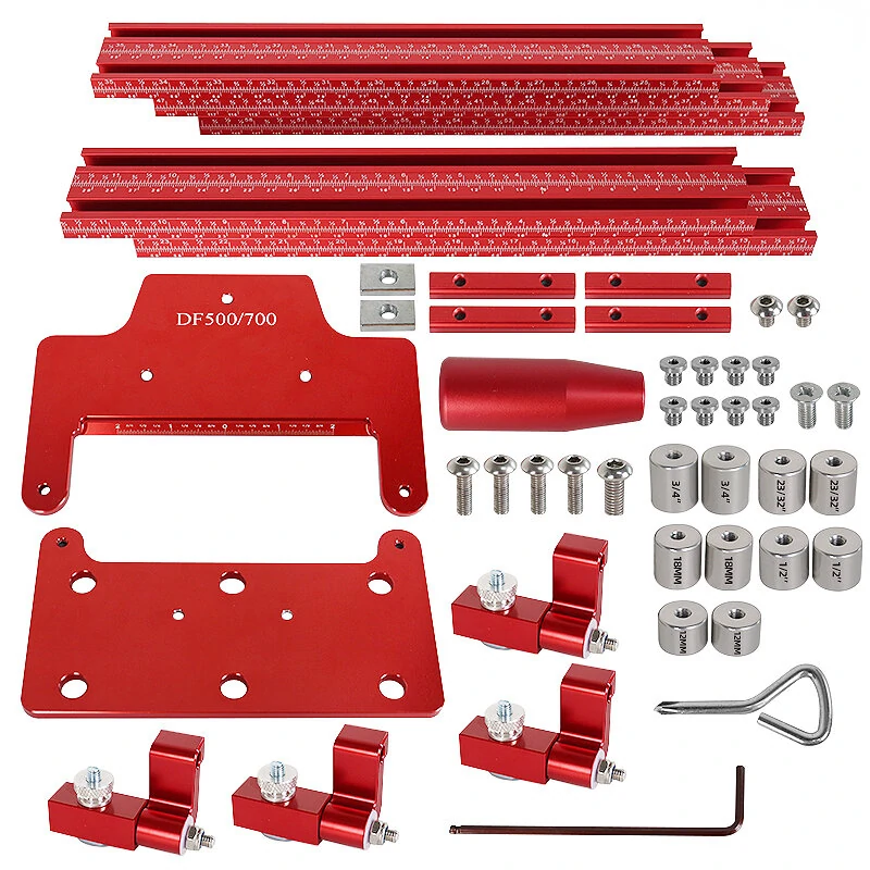 Metric Inch 1500mm Guide Rail for Festool DF500 700 | Tenon Jigsaw Connection & Slotted Punching - Image 2