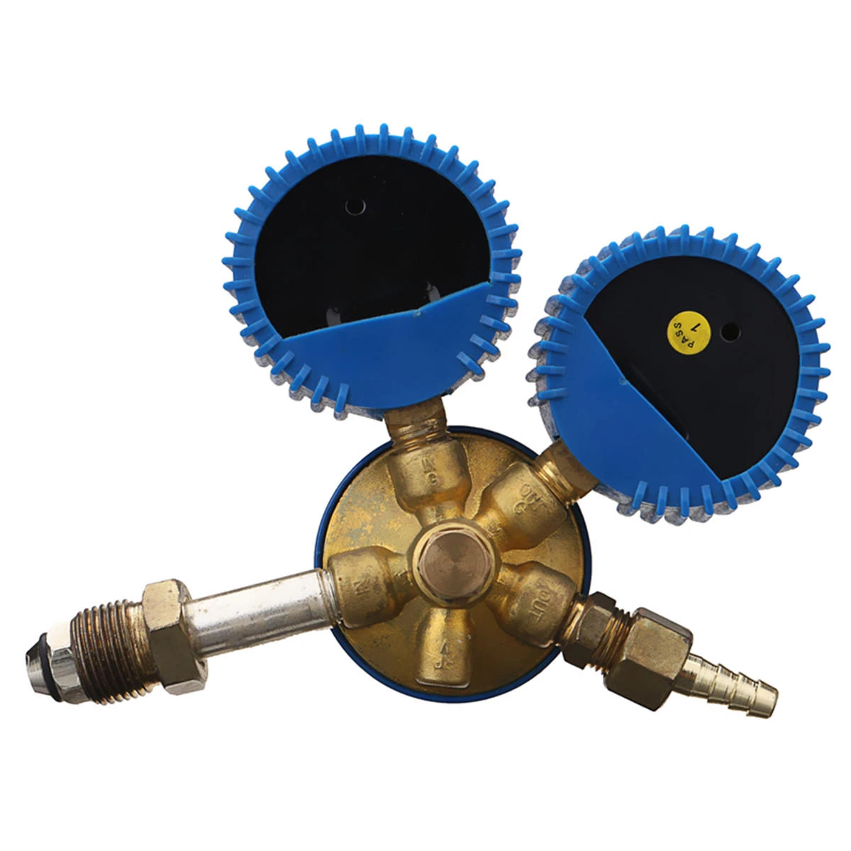 Dual Gauge Argon Regulator - Oxygen Reducer - Stainless Steel 5/8 BSP - Image 5